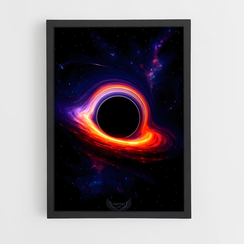 Poster L'Univers Dévorant – affiche Trou Noir (vue 2)